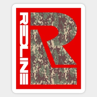 RDLN lg d camo Sticker